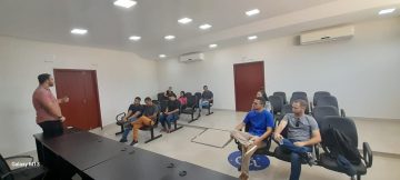 Na foto: agentes comunitários do município de Sena Madureira participam de palestras de capacitação após aprovação em processo seletivo